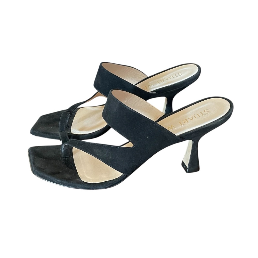 Stuart Weitzman Black Heels Elegant Design